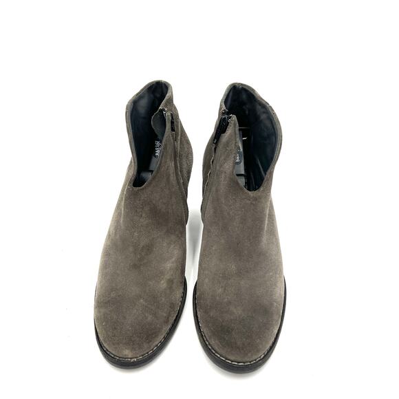 Paul Green Delgado Ankle Booties Gray Suede Size 6.5 - Picture 2 of 8